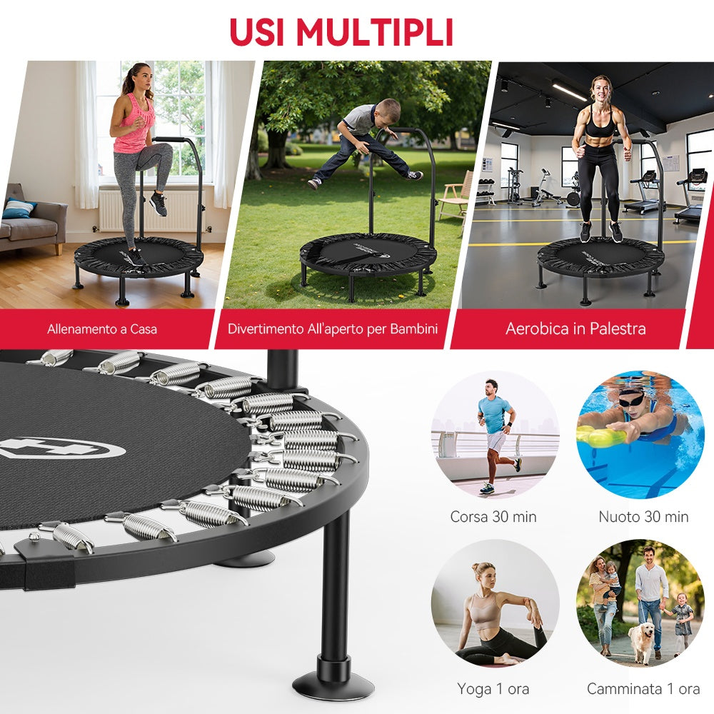 Trampolino Pieghevole da 40 Pollici