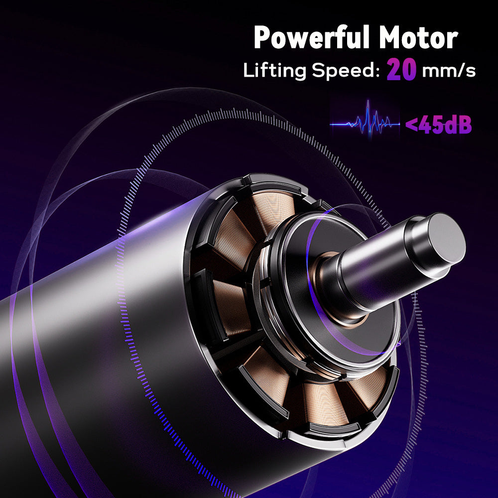 Scrivania Elettrica Regolabile in Altezza, 120x60cm