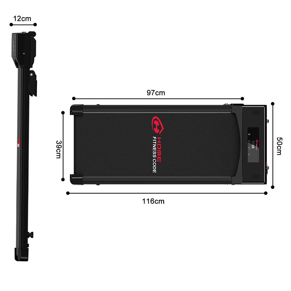 Tapis Roulant C1, Velocità 1-10KM/H, 5% Inclinazione Manuale