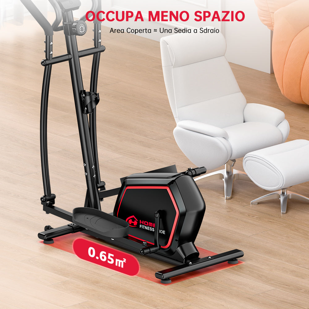 Macchina Ellittica E200, Resistenza Magnetica a 16 Livelli