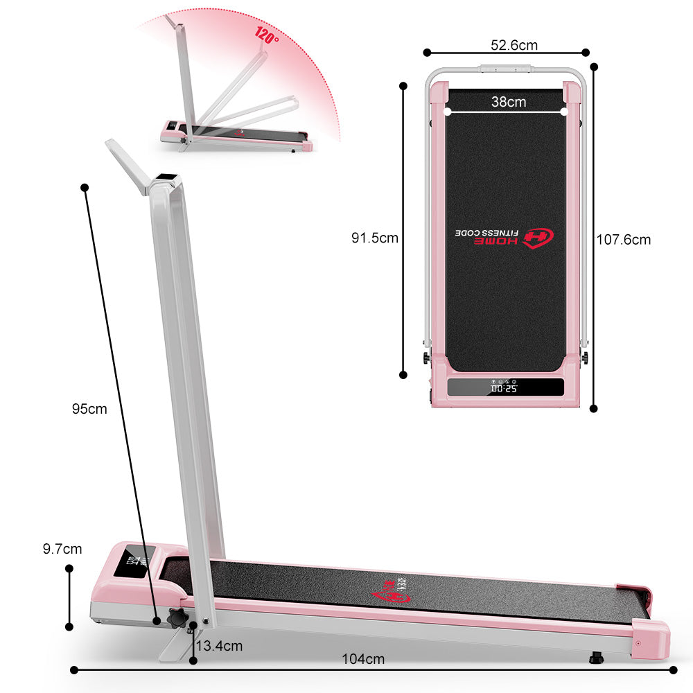 Tapis Roulant Z3 con Motore senza Spazzole, Velocità 1-6KM/H, 5% Inclinazione Manuale