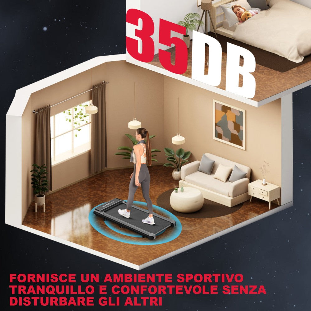 Tapis Roulant Q2 Pro, Velocità 1-10KM/H