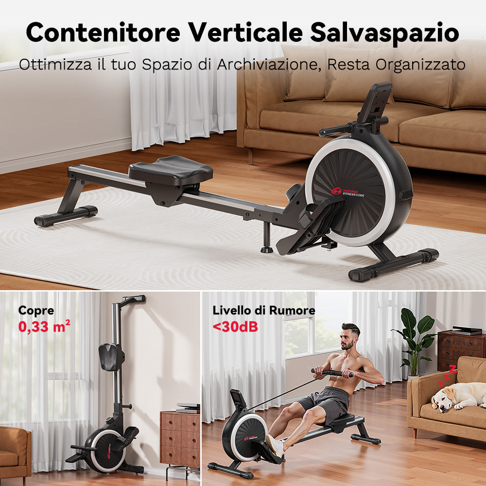 Vogatore Magnetico, 16 Livelli di Resistenza