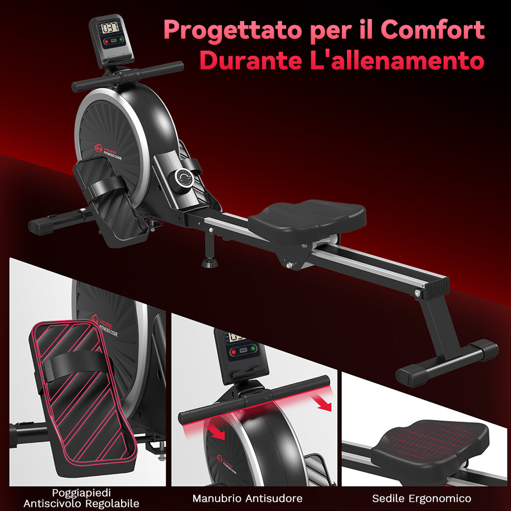 Vogatore Magnetico, 16 Livelli di Resistenza