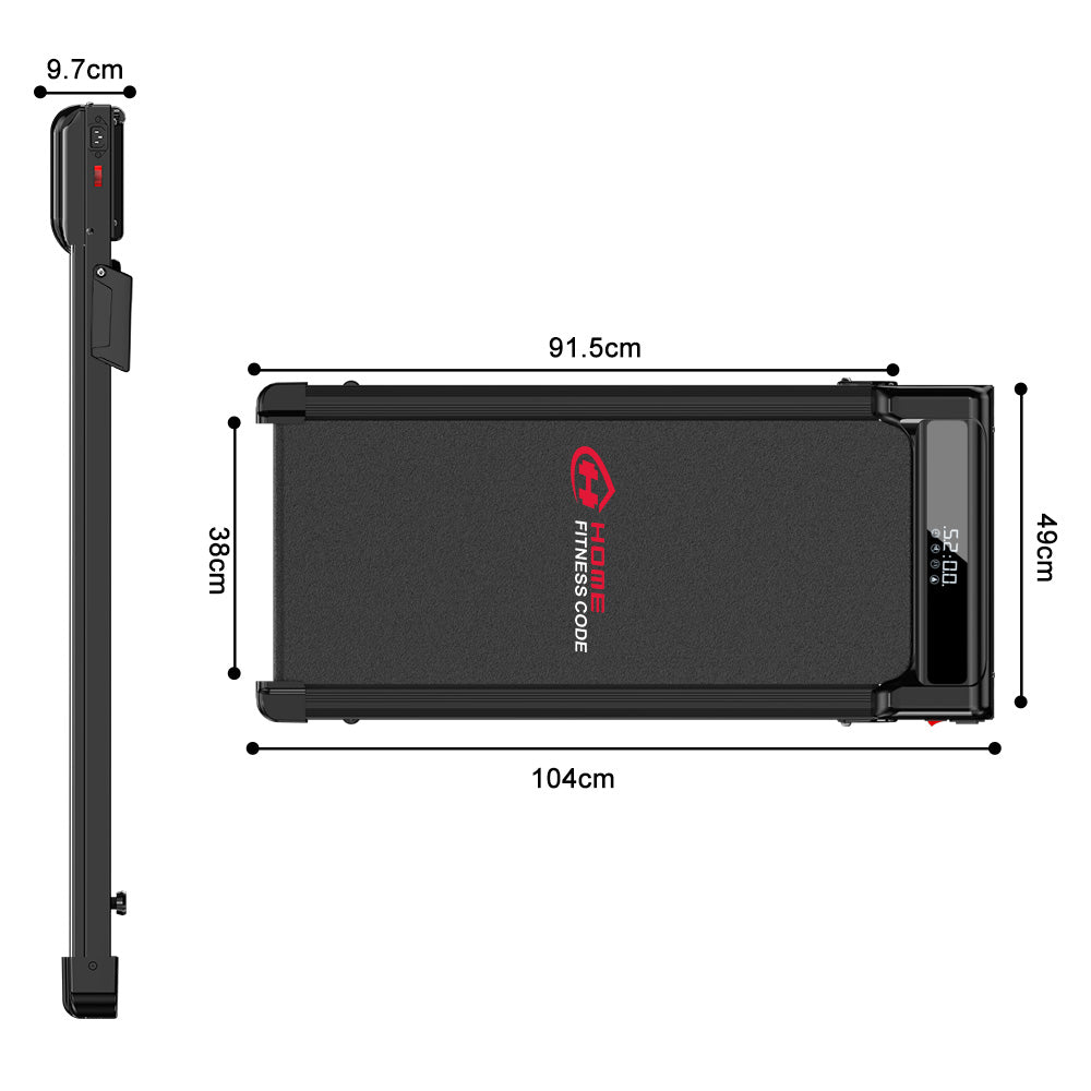 Tapis Roulant Z3 con Motore senza Spazzole, Velocità 1-6KM/H, 5% Inclinazione Manuale