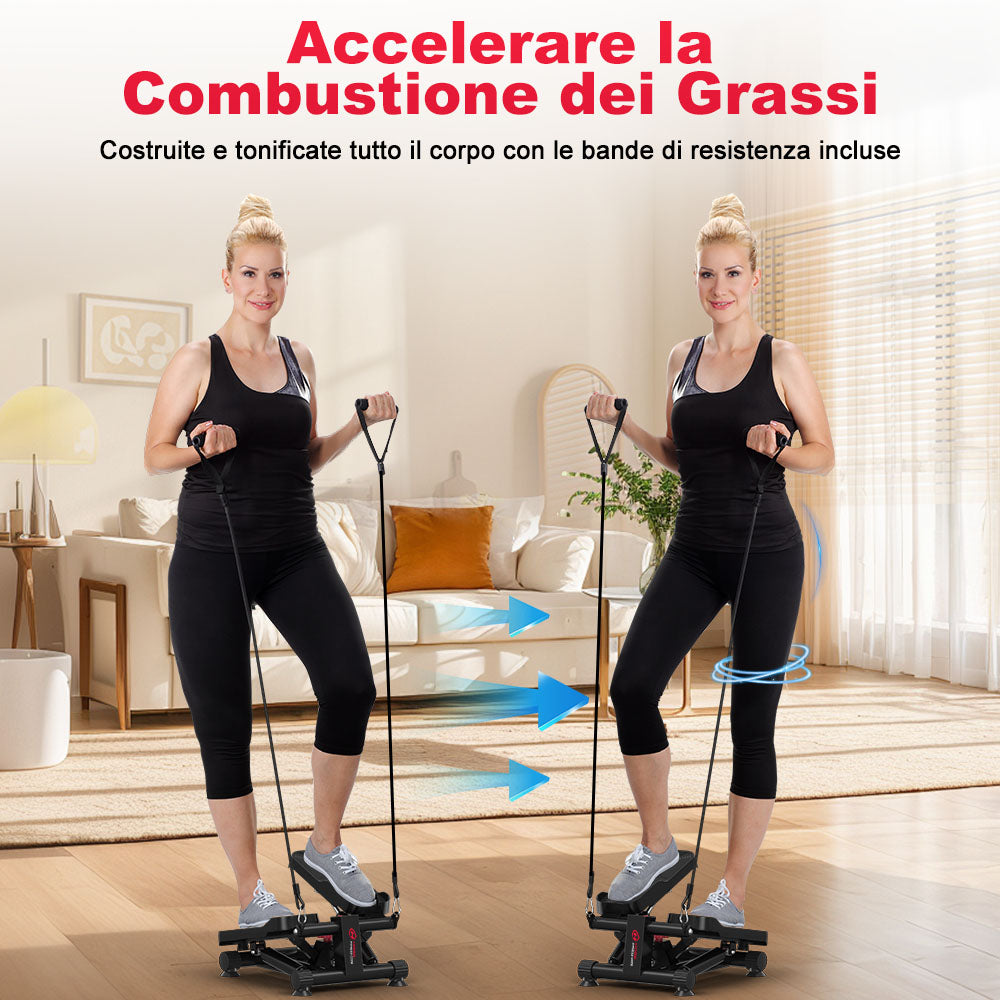 Mini Stepper Idraulico con Bande di Resistenza