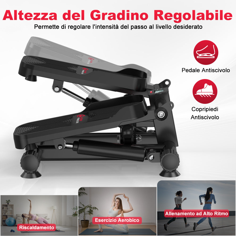 Mini Stepper Idraulico con Bande di Resistenza
