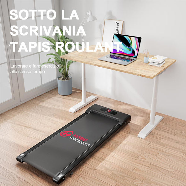 UREVO Tapis Roulant Elettrico con Smart APP,Tapirulan Salvaspazio Compatto Sotto Scrivania, Design Elegante con Finitura in Legno, 2,5 HP Walking Pad Silenzioso per Casa/Ufficio UREVO Tapis Roulant Elettrico con Smart APP,Tapirulan Salvaspazio Compatto Sotto Scrivania, Design Elegante con Finitura in Legno, 2,5 HP Walking Pad Silenzioso per Casa/Ufficio