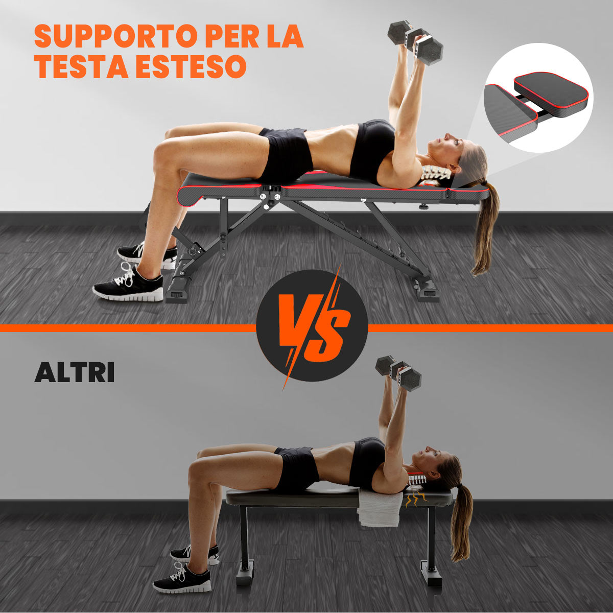 Panca da Allenamento Pieghevole