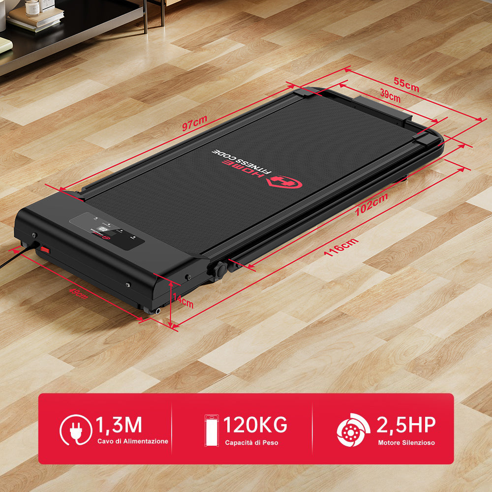Tapis Roulant Pieghevole C1, Velocità 1-10KM/H