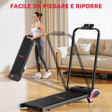 Tapis Roulant C1, Velocità 1-10KM/H, 5% Inclinazione Manuale