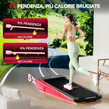 Tapis Roulant C1, Velocità 1-10KM/H, 5% Inclinazione Manuale
