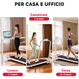 Tapis Roulant C1, Velocità 1-10KM/H, 5% Inclinazione Manuale