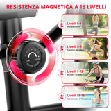 Macchina Ellittica E200, Resistenza Magnetica a 16 Livelli