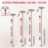 Palo da Pole Dance Regolabile in Altezza