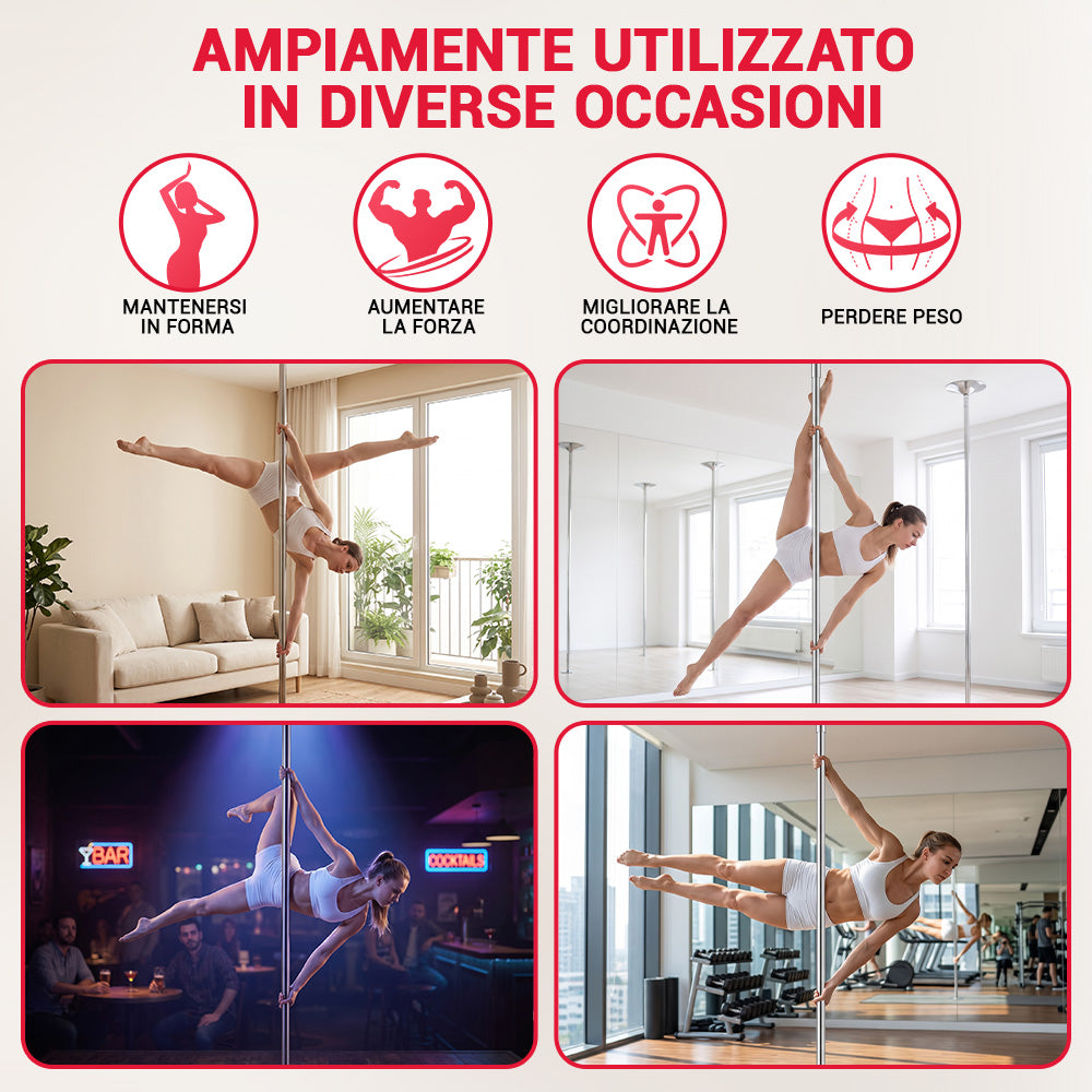Palo da Pole Dance Regolabile in Altezza