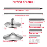 Palo da Pole Dance Regolabile in Altezza