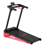 Tapis Roulant Pieghevole Q5 con Inclinazione, Motore Brushless, Velocità 1-12KM/H