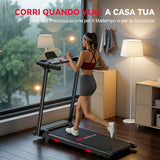Tapis Roulant Pieghevole Q5 con Inclinazione, Motore Brushless, Velocità 1-12KM/H
