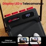 Tapis Roulant T7, Velocità 1-6KM/H, 5% Inclinazione Manuale