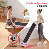 Tapis Roulant T7, Velocità 1-6KM/H, 5% Inclinazione Manuale