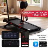 Tapis Roulant Pieghevole Y5 con Motore Brushless, 0%-15% Inclinazione Automatica