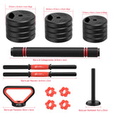 Set di Manubri Multifunzione 4 In 1