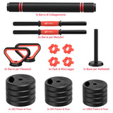 Set di Manubri Multifunzione 4 In 1
