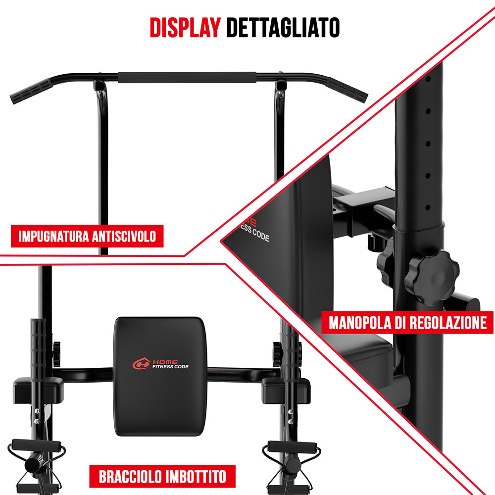 SPORTNOW Barra Multifunzionale Per Trazioni A Muro Con Bande Elastiche – Carico Max 150 Kg – Adatta A Telai Porte 80-100 Cm E Pareti 10-24 Cm – Attrezzo Palestra Casa (Nero/Arancione)