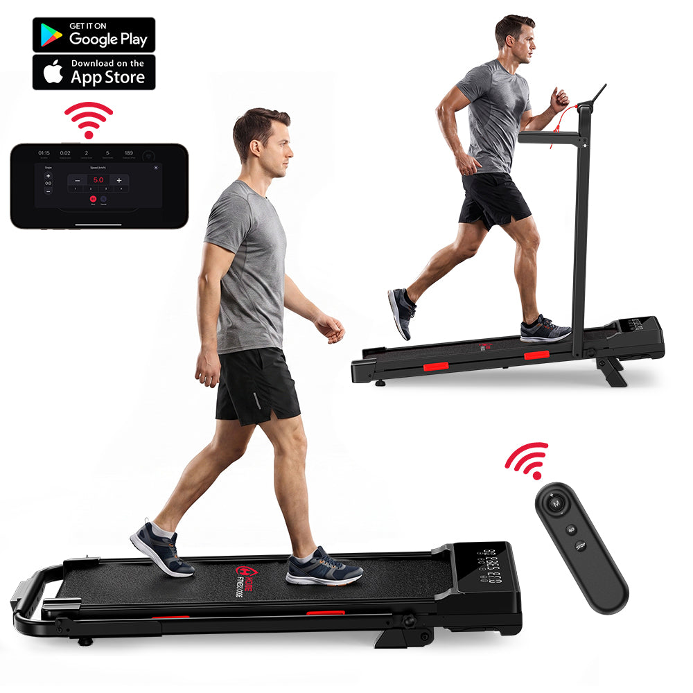 Tapis Roulant Pieghevole Q2 Pro con 5% Inclinazione Manuale, Velocità 1-10 km/h (Nuova Versione)