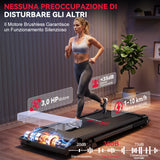 Tapis Roulant Pieghevole Q2 Pro con 5% Inclinazione Manuale, Velocità 1-10 km/h (Nuova Versione)