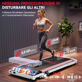 Tapis Roulant Pieghevole Q2 Pro con 5% Inclinazione Manuale, Velocità 1-10 km/h (Nuova Versione)