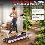 Tapis Roulant Pieghevole Q2 Pro con 5% Inclinazione Manuale, Velocità 1-10 km/h (Nuova Versione)