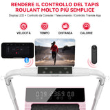 Tapis Roulant Pieghevole Q2 Pro con 5% Inclinazione Manuale, Velocità 1-10 km/h (Nuova Versione)