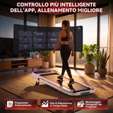 Tapis Roulant Pieghevole Q2 Pro con 5% Inclinazione Manuale, Velocità 1-10 km/h (Nuova Versione)