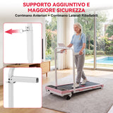 Tapis Roulant Pieghevole Q2 Pro con 5% Inclinazione Manuale, Velocità 1-10 km/h (Nuova Versione)