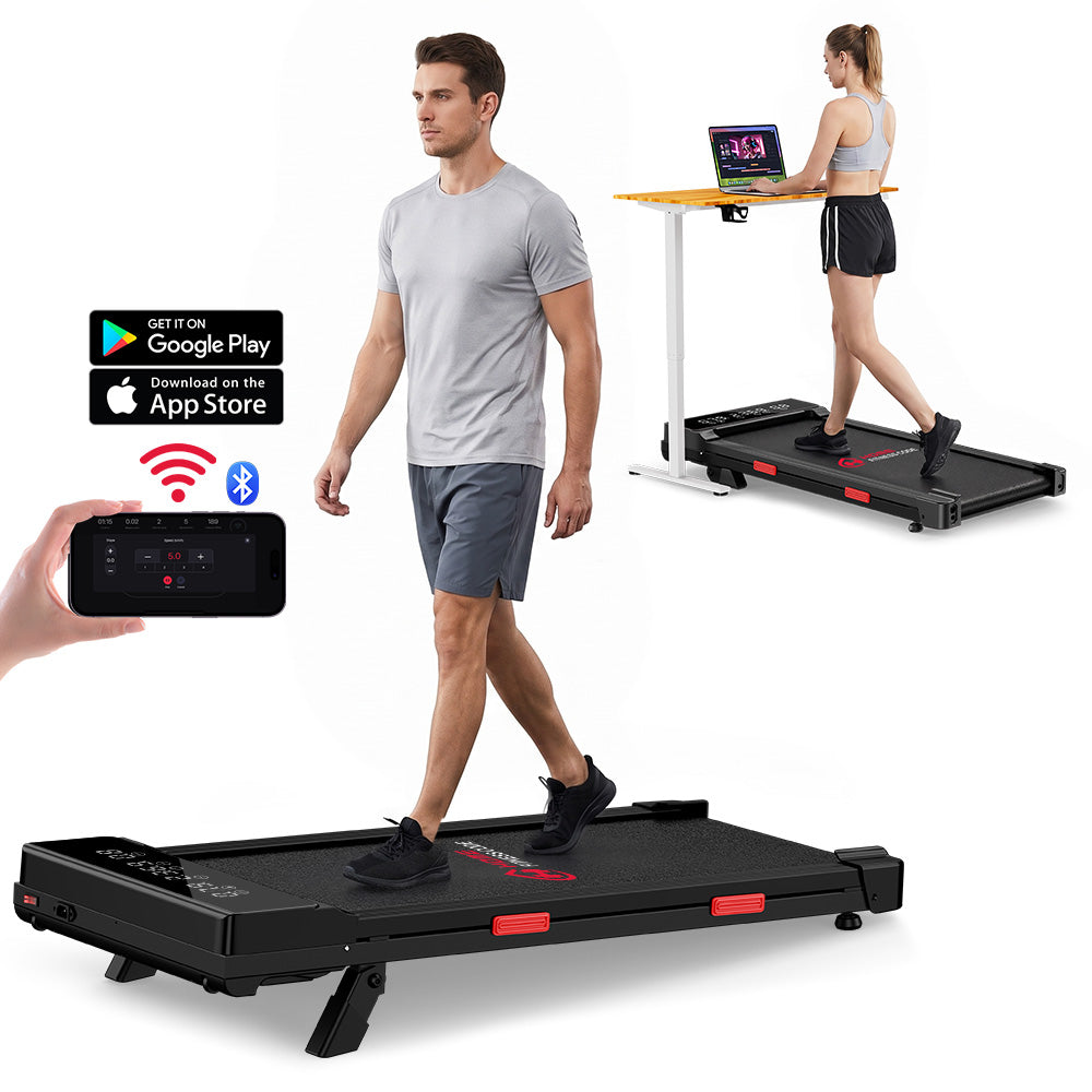 Tapis Roulant Q2 Pro con 5% Inclinazione Manuale, Velocità 1-10 km/h (Nuova Versione)