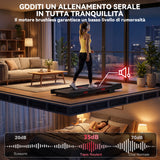 Tapis Roulant Q2 Pro con 5% Inclinazione Manuale, Velocità 1-10 km/h (Nuova Versione)