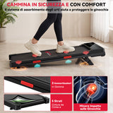 Tapis Roulant Q2 Pro con 5% Inclinazione Manuale, Velocità 1-10 km/h (Nuova Versione)