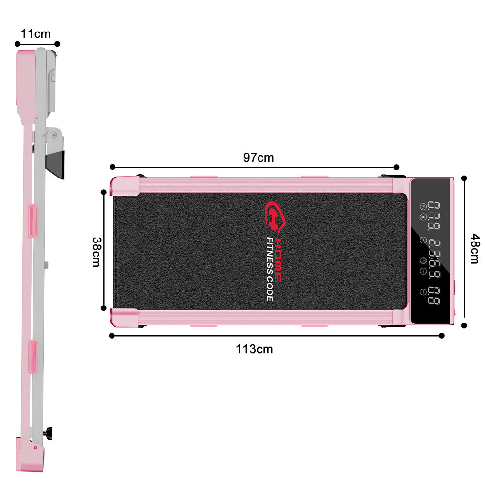 Tapis Roulant Q2 Pro con 5% Inclinazione Manuale, Velocità 1-10 km/h (Nuova Versione)