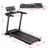 Tapis Roulant Pieghevole Q8, 1-12 KM/H, Inclinazione Manuale del 5%