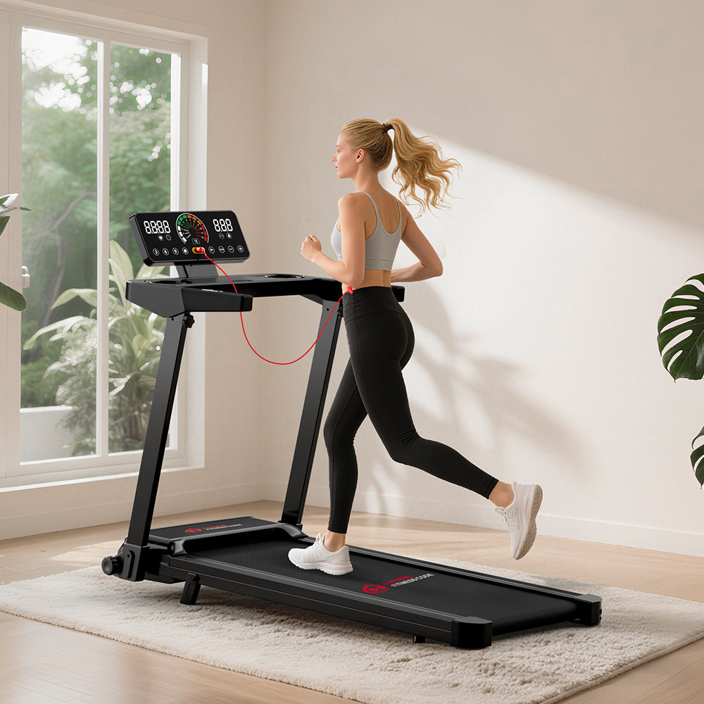 Tapis Roulant Pieghevole Q8, 1-12 KM/H, Inclinazione Manuale del 5%