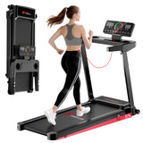 Tapis Roulant Pieghevole Q8, 1-12 KM/H, Inclinazione Manuale del 5%