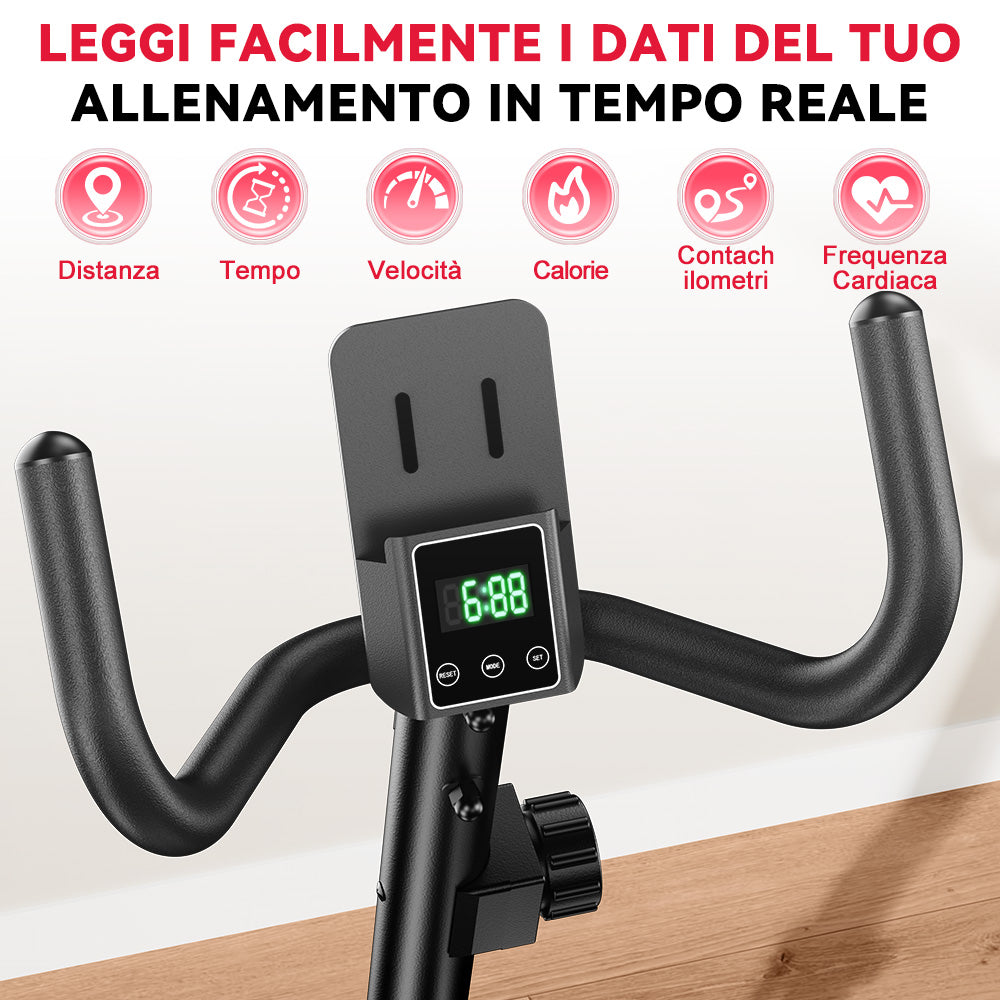 Cyclette Reclinata X1, Resistenza a 16 Livelli