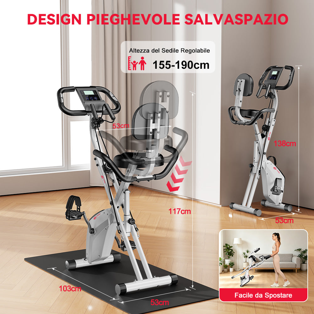 Cyclette Pieghevole, Resistenza Magnetica