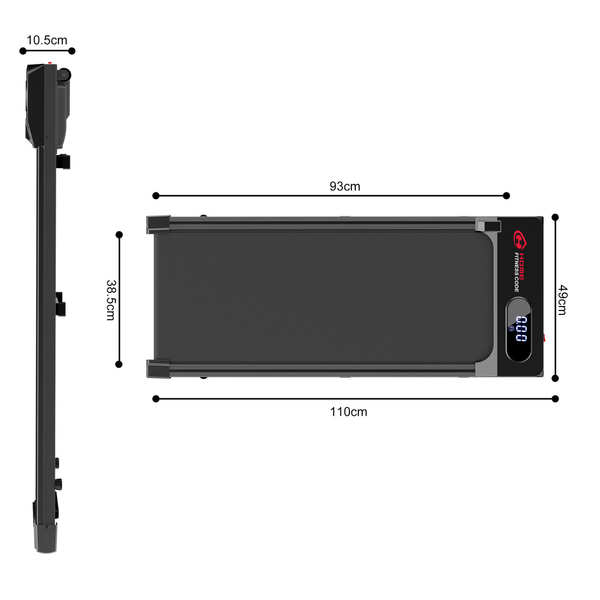 Tapis Roulant T2, Velocità 1-6KM/H