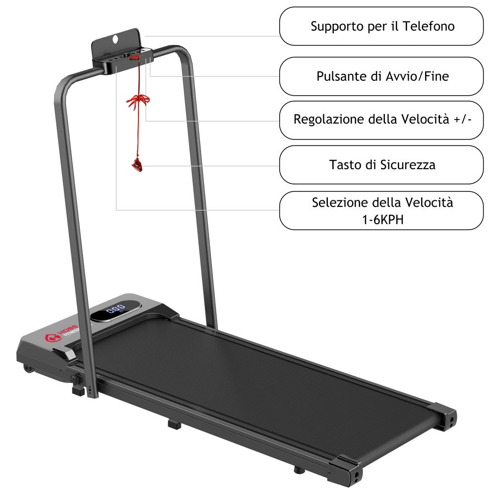 Tapis Roulant S1, Velocità 1-6KM/H