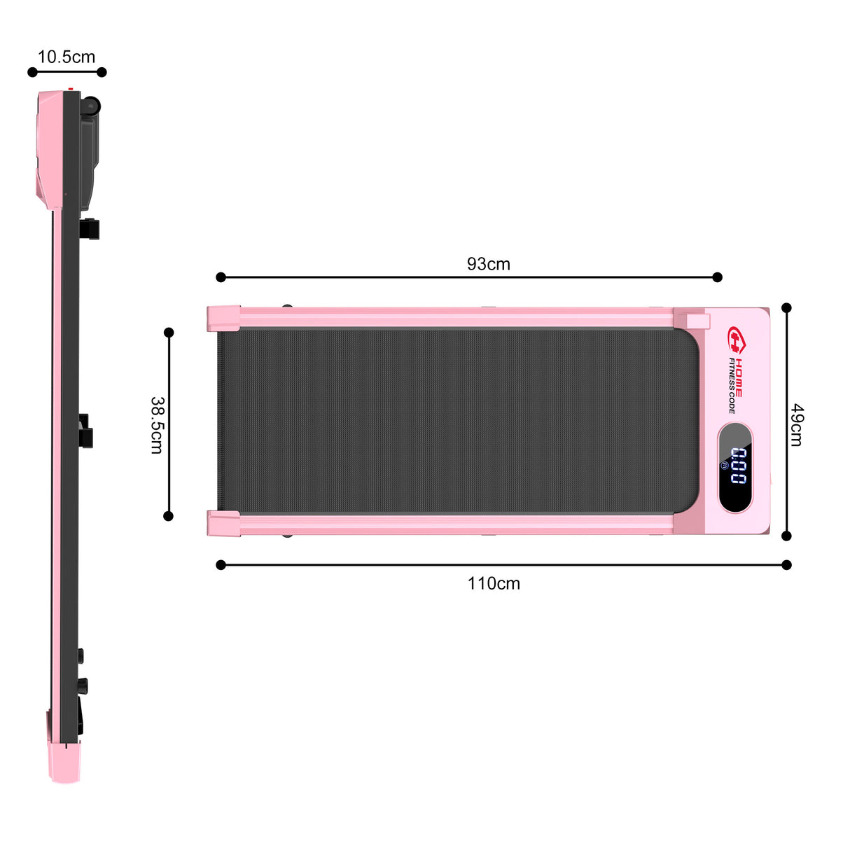 Tapis Roulant T2, Velocità 1-6KM/H