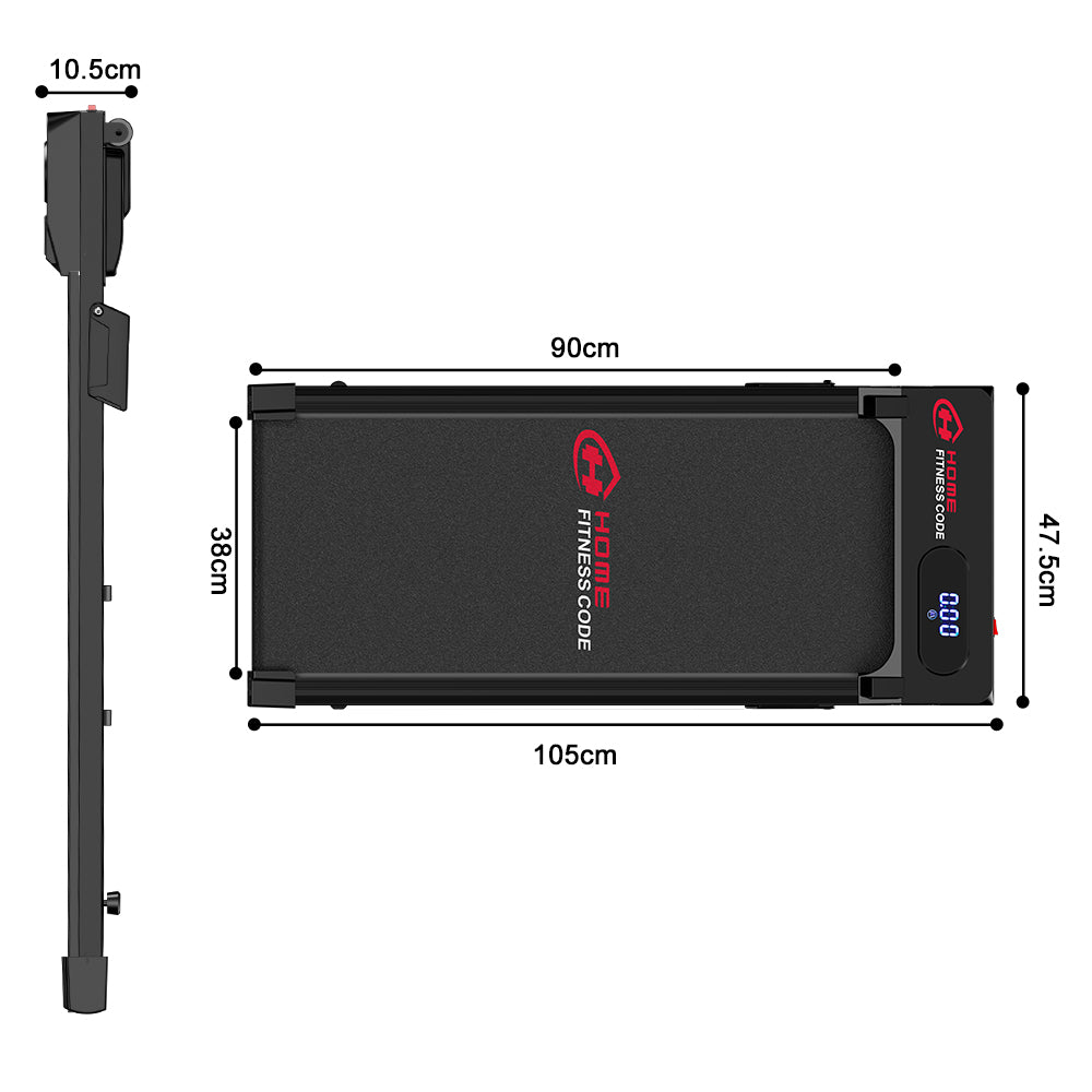 Tapis Roulant T7, Velocità 1-6KM/H, 5% Inclinazione Manuale