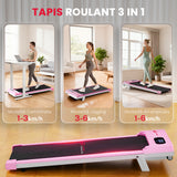 Tapis Roulant T7, Velocità 1-6KM/H, 5% Inclinazione Manuale